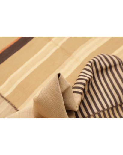 Tappeto Kilim Vintage Persia marrone verde 206x356