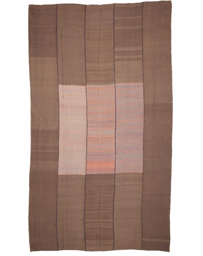 Tappeto Kilim Vintage Persia azzurro arancione 227x405