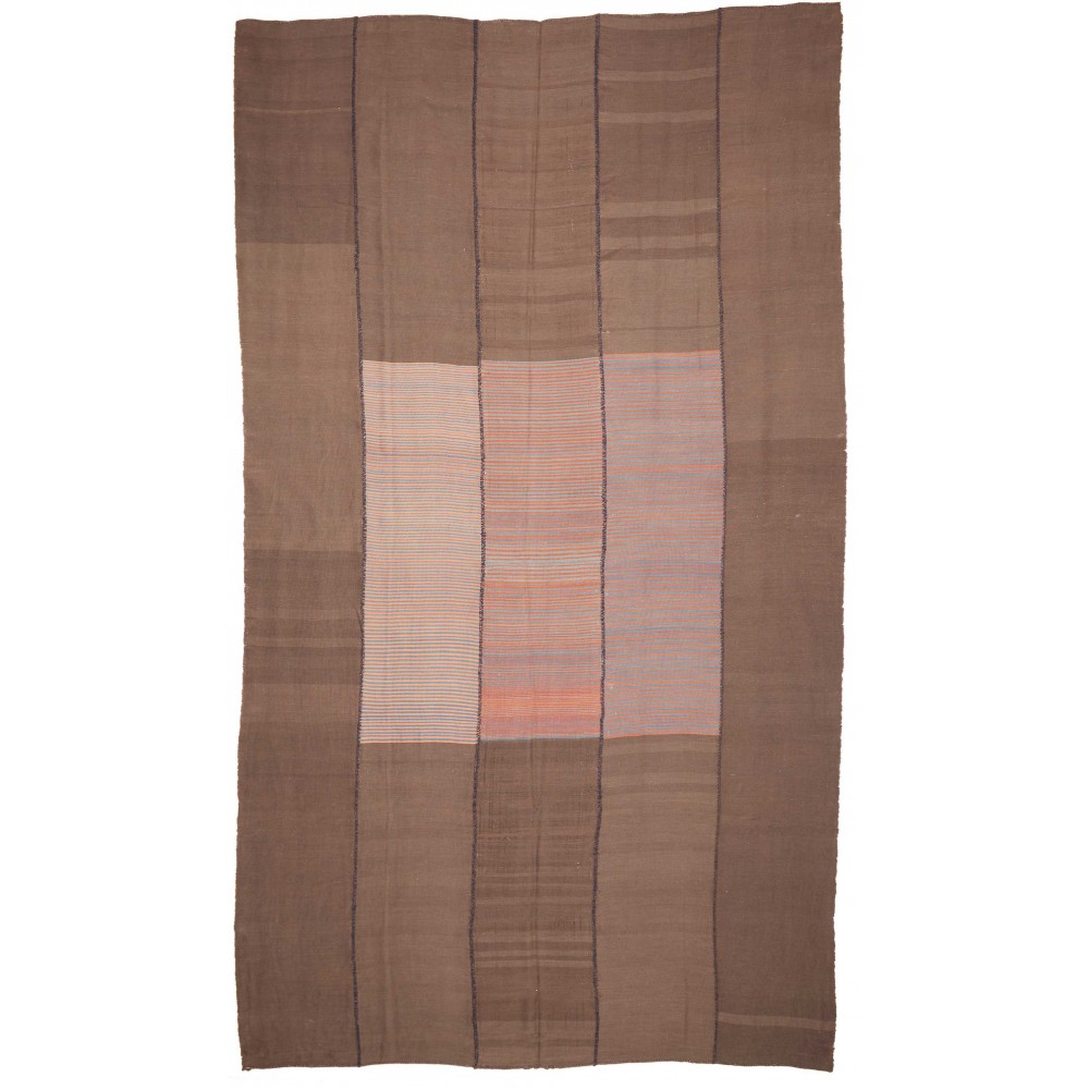 Tappeto Kilim Vintage Persia azzurro arancione 227x405