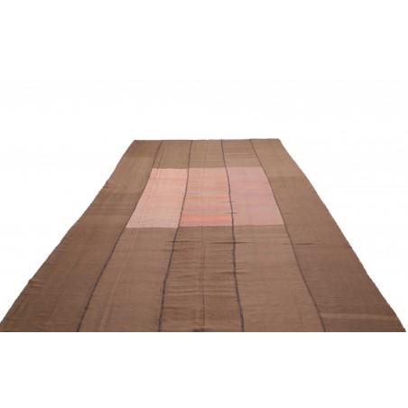 Tappeto Kilim Vintage Persia azzurro arancione 227x405
