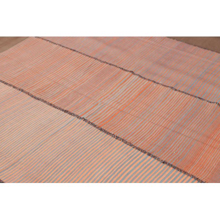 Tappeto Kilim Vintage Persia azzurro arancione 227x405