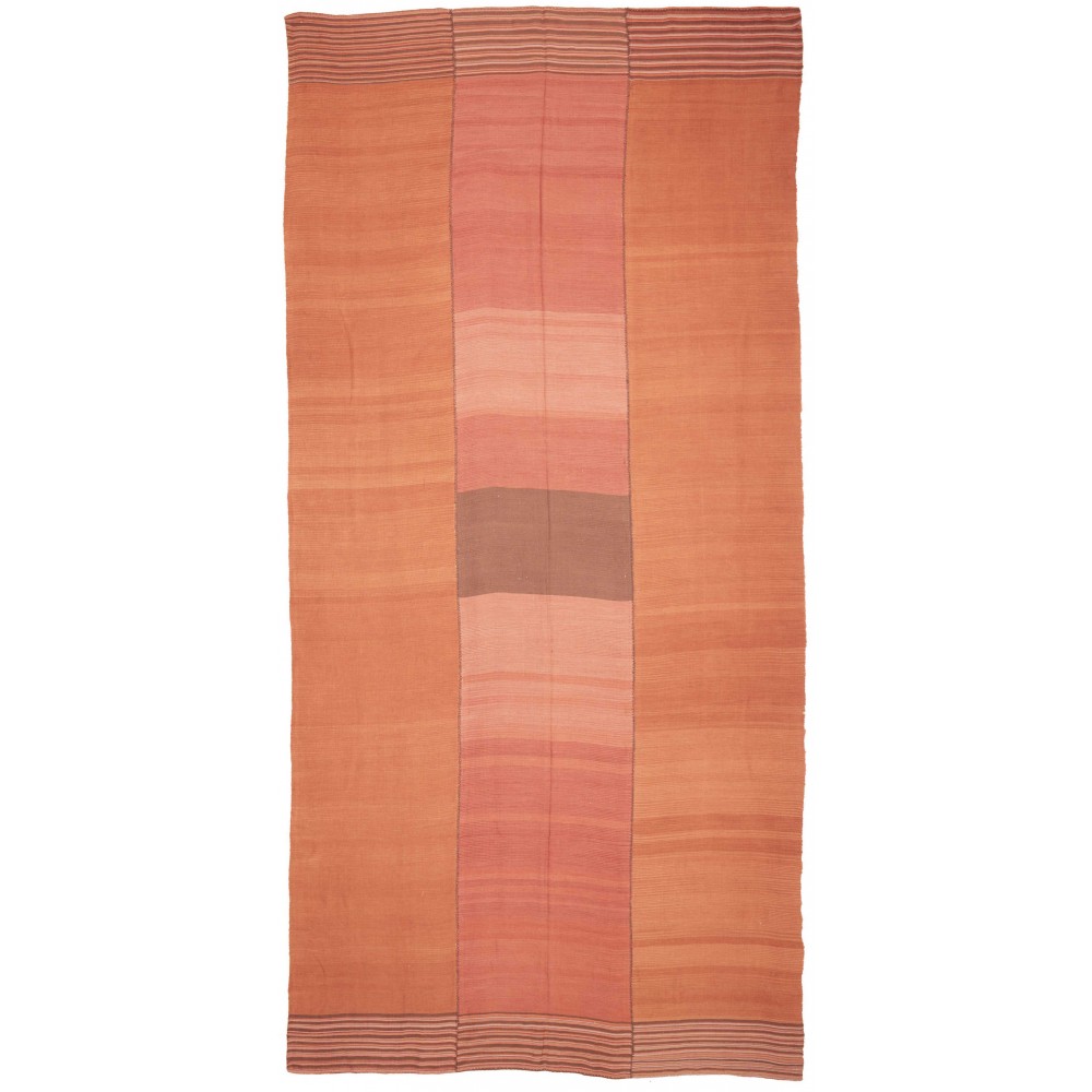 Tappeto Kilim Vintage Persia rosso 210x443