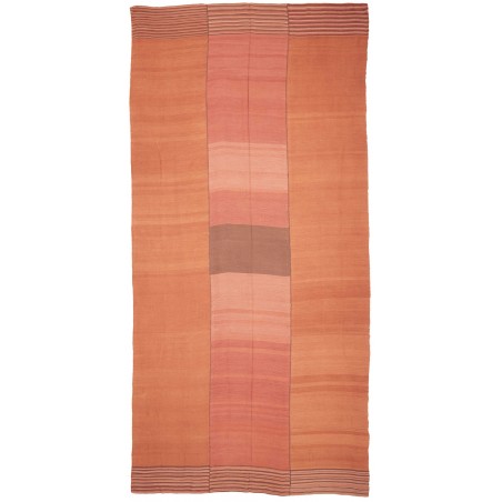 Tappeto Kilim Vintage Persia rosso 210x443
