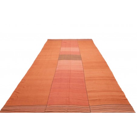 Tappeto Kilim Vintage Persia rosso 210x443