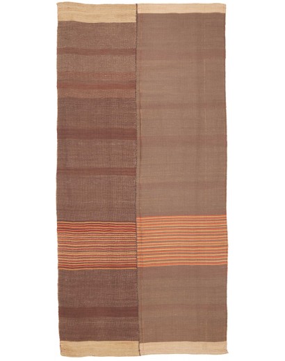 Tappeto Kilim Vintage Persia azzurro arancione 127x268