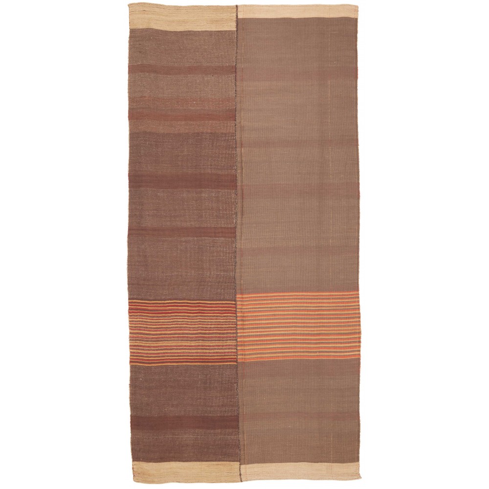 Tappeto Kilim Vintage Persia azzurro arancione 127x268