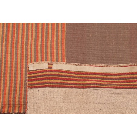Tappeto Kilim Vintage Persia azzurro arancione 127x268