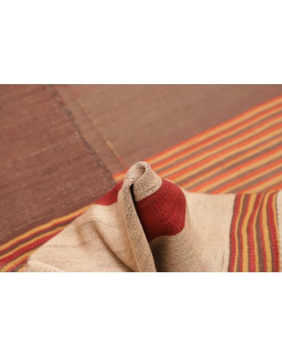 Tappeto Kilim Vintage Persia azzurro arancione 127x268