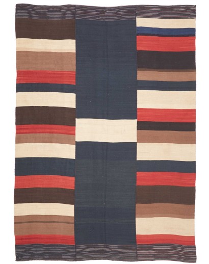 Tappeto Kilim Vintage Persia grigio rosso 188x274