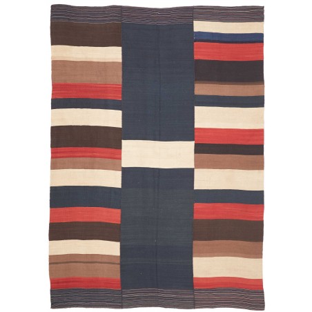 Tappeto Kilim Vintage Persia grigio rosso 188x274