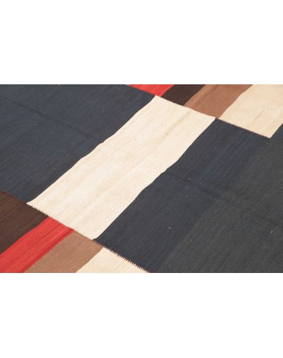 Tappeto Kilim Vintage Persia grigio rosso 188x274