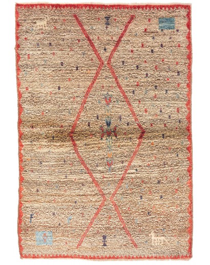 Tappeto Gabbeh Fine Persia marrone 115x169