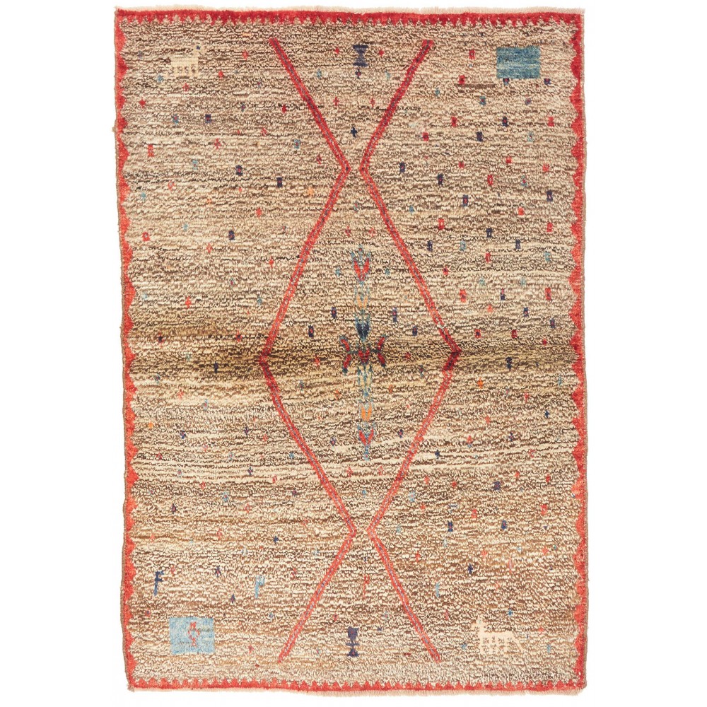 Tappeto Gabbeh Fine Persia marrone 115x169