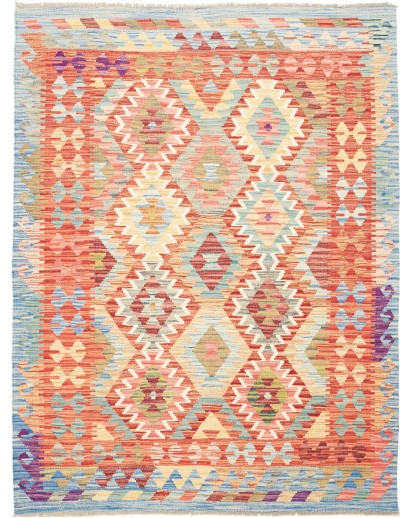 Tappeto Kilim Afghanistan marrone 138x182