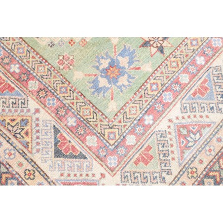 Tappeto Kazak Afghanistan beige azzurro 199x280