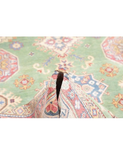 Tappeto Kazak Afghanistan beige azzurro 199x280