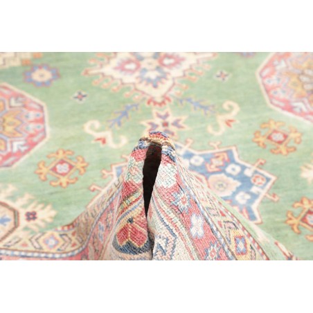 Tappeto Kazak Afghanistan beige azzurro 199x280