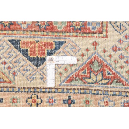 Tappeto Kazak Afghanistan beige azzurro 199x280