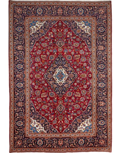 Tappeto Ardakan Persia marrone blu 202x295