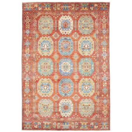 Tappeto Kazak Afghanistan marrone arancione 201x296
