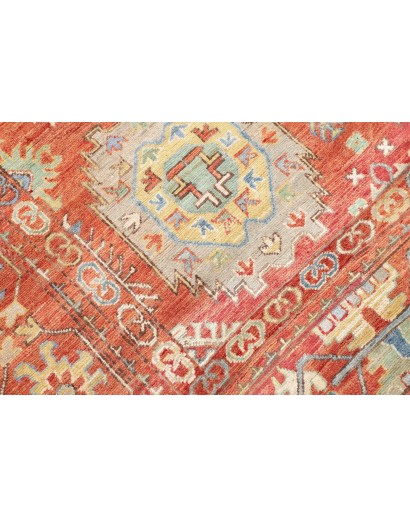 Tappeto Kazak Afghanistan marrone arancione 201x296
