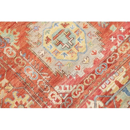 Tappeto Kazak Afghanistan marrone arancione 201x296