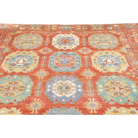 Tappeto Kazak Afghanistan marrone arancione 201x296