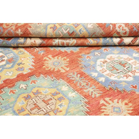 Tappeto Kazak Afghanistan marrone arancione 201x296