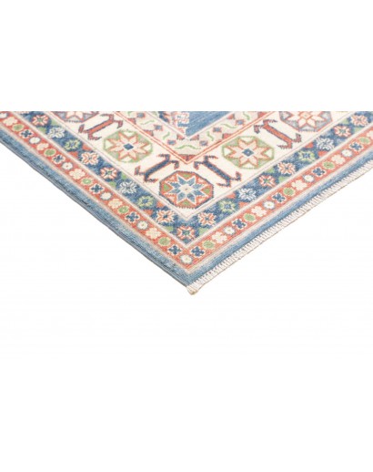Tappeto Kazak Afghanistan bianco grigio 166x241