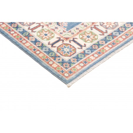 Tappeto Kazak Afghanistan bianco grigio 166x241