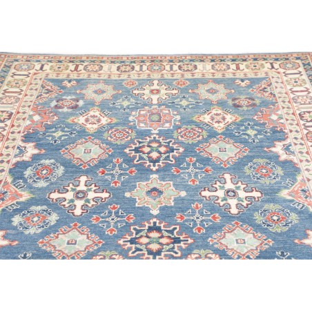 Tappeto Kazak Afghanistan bianco grigio 166x241