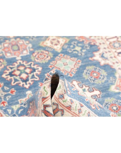 Tappeto Kazak Afghanistan bianco grigio 166x241
