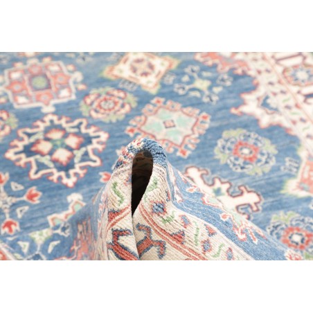 Tappeto Kazak Afghanistan bianco grigio 166x241