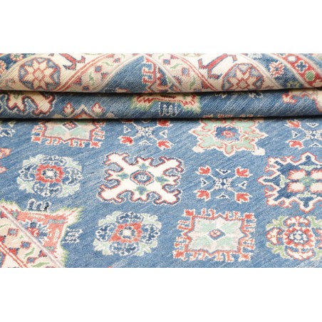 Tappeto Kazak Afghanistan bianco grigio 166x241