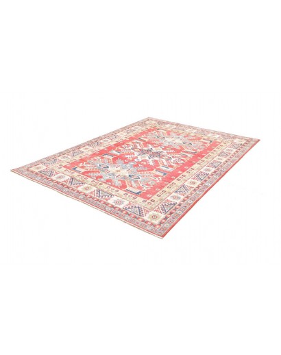 Tappeto Kazak Afghanistan bianco grigio 175x232
