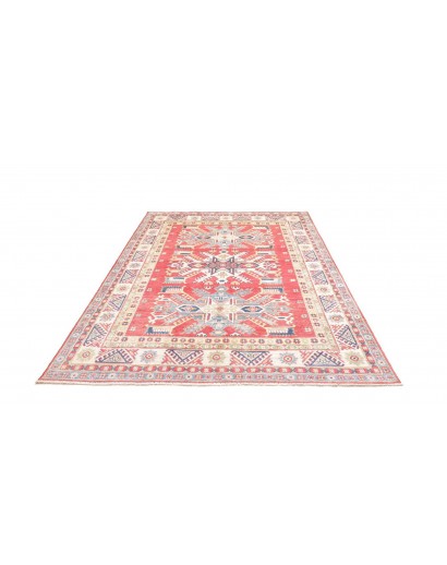 Tappeto Kazak Afghanistan bianco grigio 175x232