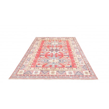 Tappeto Kazak Afghanistan bianco grigio 175x232