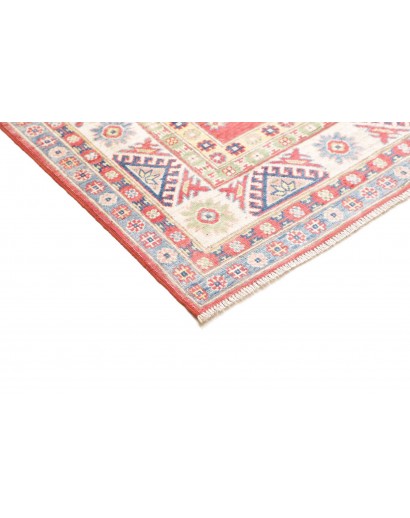 Tappeto Kazak Afghanistan bianco grigio 175x232