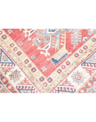 Tappeto Kazak Afghanistan bianco grigio 175x232