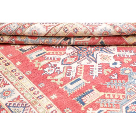 Tappeto Kazak Afghanistan bianco grigio 175x232