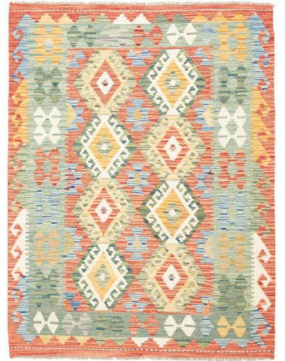 Tappeto Kilim Afghanistan marrone 128x167