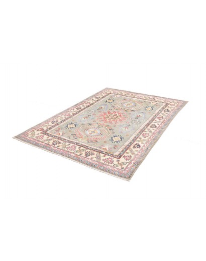 Tappeto Kazak Afghanistan bianco 147x199