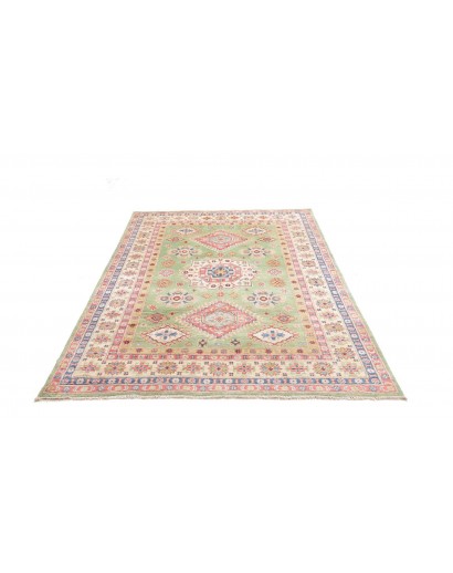 Tappeto Kazak Afghanistan beige grigio 151x211