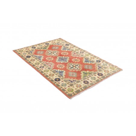 Tappeto Kazak Afghanistan marrone giallo 105x147