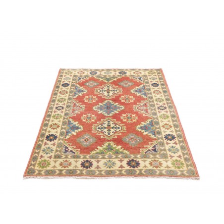 Tappeto Kazak Afghanistan marrone giallo 105x147