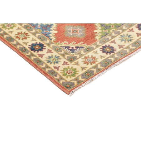 Tappeto Kazak Afghanistan marrone giallo 105x147