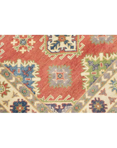 Tappeto Kazak Afghanistan marrone giallo 105x147