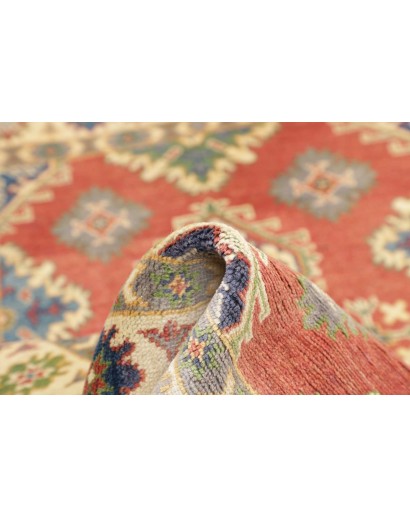 Tappeto Kazak Afghanistan marrone giallo 105x147