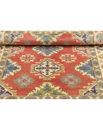 Tappeto Kazak Afghanistan marrone giallo 105x147