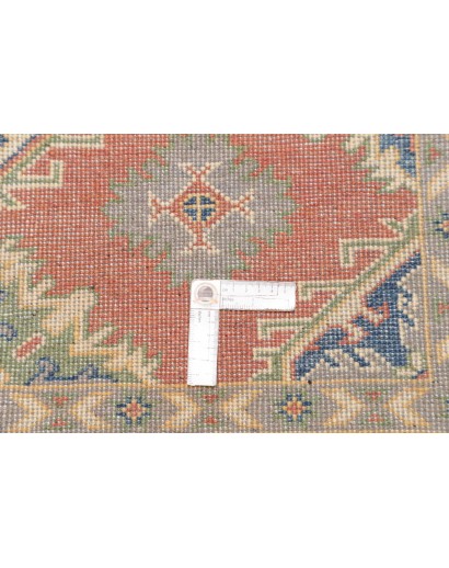 Tappeto Kazak Afghanistan marrone giallo 105x147